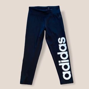 Adidas Black Cropped Leggings